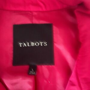 Talbots Bright Pink Women's Puffer Jacket